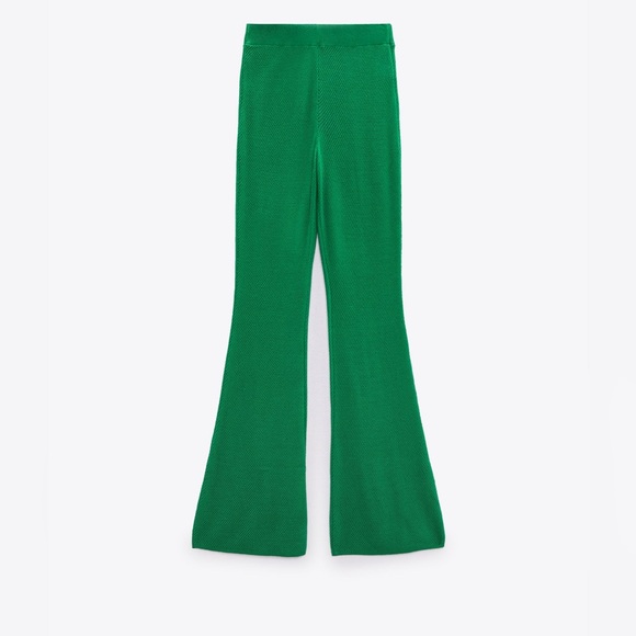 Zara Green knit set 2pc - Picture 2 of 3